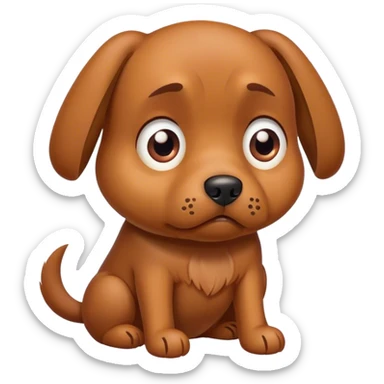 Diabetic dog scare sticker