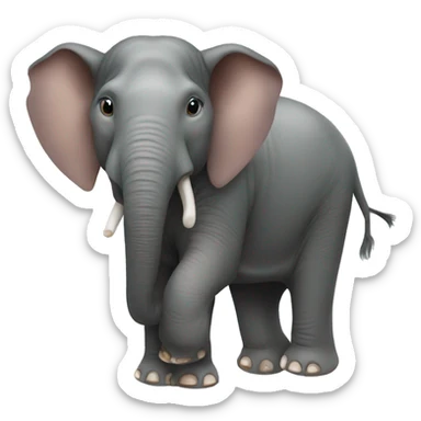 elephant from thailand sticker
