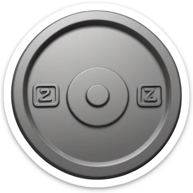 gym weight rotated by -45deg sticker