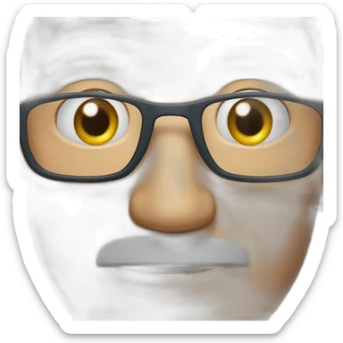 abuelo ojos azules sin gafas sticker