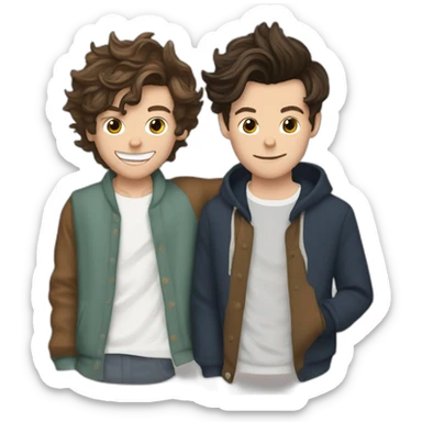 louis tomlinson and harry styles sticker