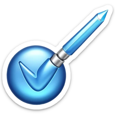 Bule tick cerenotor sticker