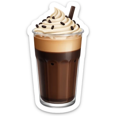 Oreo iced coffee no whipped cream sticker