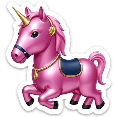 Pink raplh lauren beat sticker