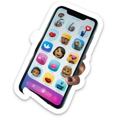 Tik tok sticker