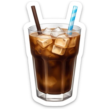 iced coffee sticker