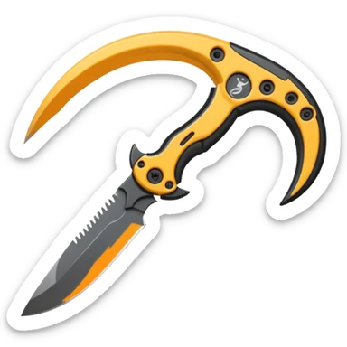 Krambit knife sticker