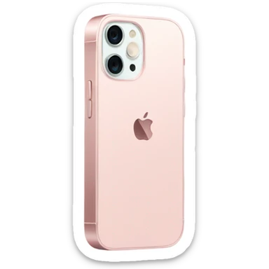 light pink iphone 13 sticker