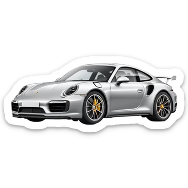 Porsche 911 Turbo S sticker