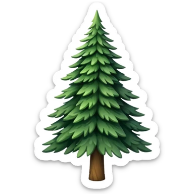 Fir sticker