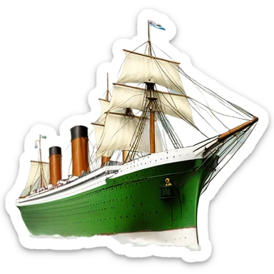 Ship that’s looks exact to the white star line HMHs Britannic sticker
