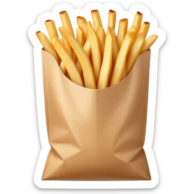 Put the fries in the bag sticker