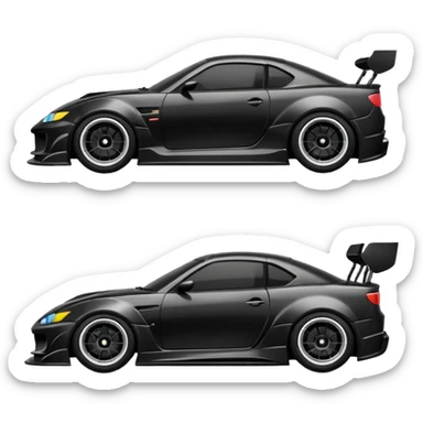 Drift car sticker