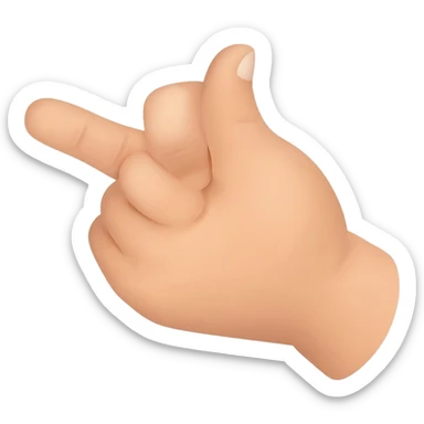 🖕🫰 fondi queste nella stessa mano sticker