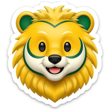 Green Bay packers Mascot  sticker