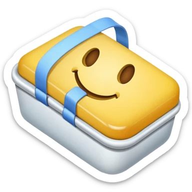 Синий бантик  sticker