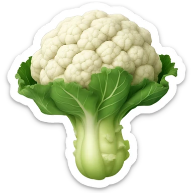 a single cauliflower sticker