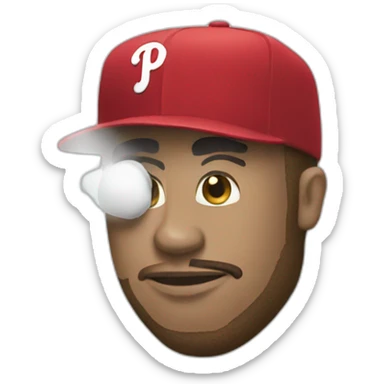 Phillies player sticker