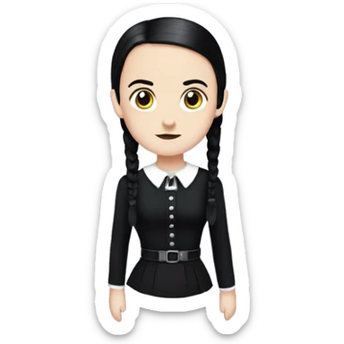 Wednesday Addams sticker