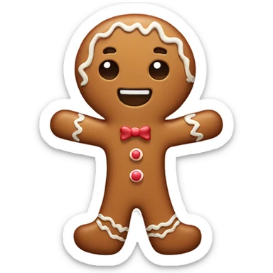 Gingerbread sticker