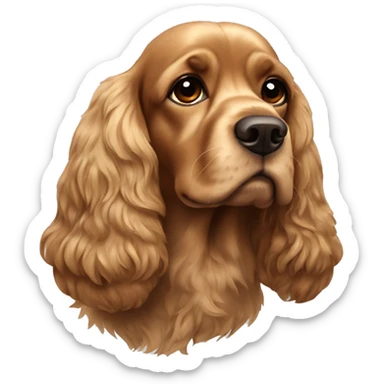 Cocker spaniel sticker