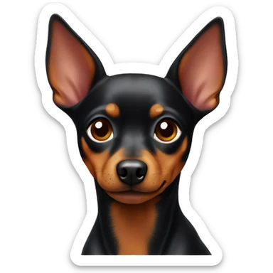 Mini pinscher sticker