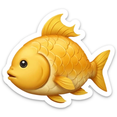 delicous fish-shaped bun like simple emoji for using app with cute bun and 측면에서 바라보는 붕어빵 이미지 sticker
