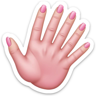 Pinkie finger sticker