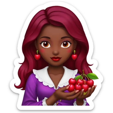 Liliana cherries ￼￼ sticker