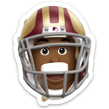 FSU football sticker