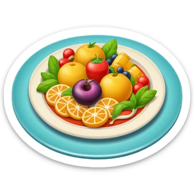 fancy meal sticker