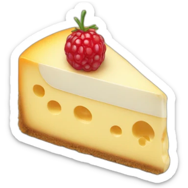 Cheese cake sticker