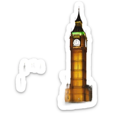 Big Ben Tower sticker