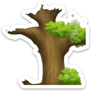 Oak tree sticker