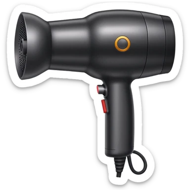 Black Dyson hairdryer  sticker