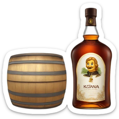 52 years Kizlyar brandy sticker