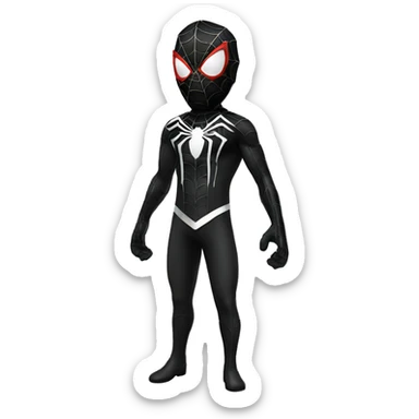 Spiderman black costume  sticker