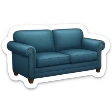 Chat sur canapé sticker