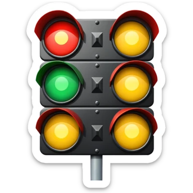 mac os icon rotation retro traffic signal directions sticker