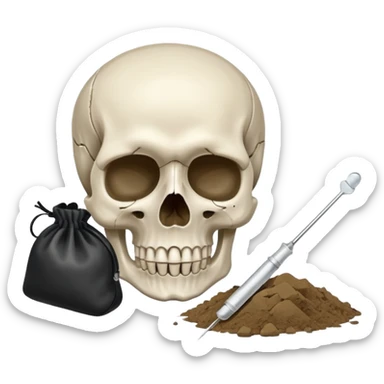 череп череп снюс насвай герыч! sticker