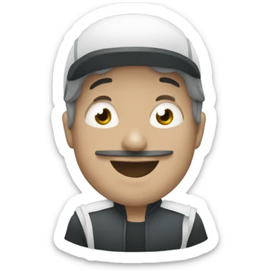 Mono volador sticker