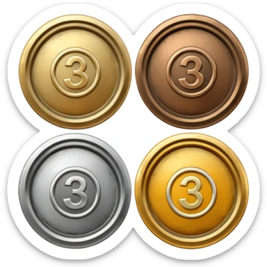 Subscription badges boost by levels first, second, third sticker