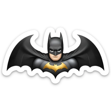 Batman logo sticker