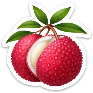 lychee sticker