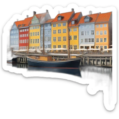 copenhagen-nyhavn sticker