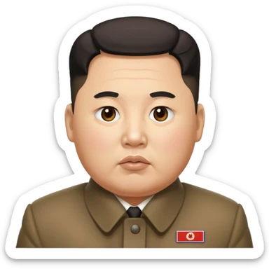 kim jong un  sticker