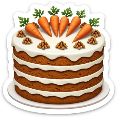 tarta carrot cake sticker