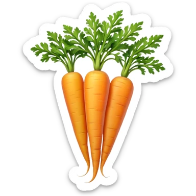 yellow carrots sticker
