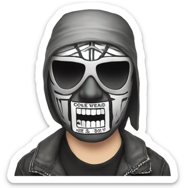 hollywood undead concert ticket sticker