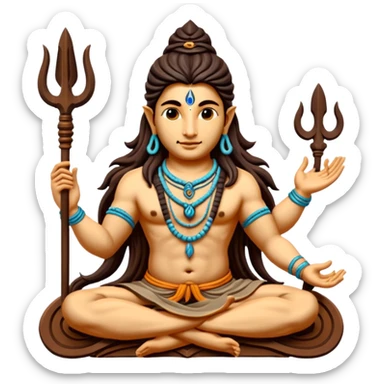 Damru of lord shiva sticker